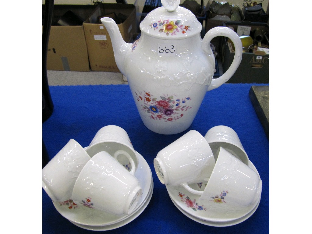 Appraisal: Portmeirion 'Phoenix' coffee set and a Spode Blanche de Chine