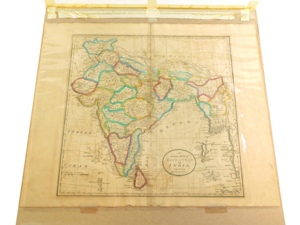 Appraisal: MAP An Accurate Map of Hindostan and India from the