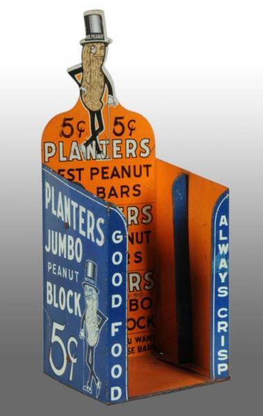 Appraisal: Planters Peanut Mr Peanut Jumbo Block Bar Display Description s