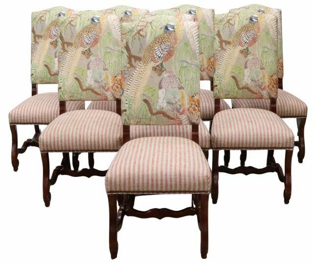 Appraisal: lot of Dining chairs attributed to The Charles Stewart Company