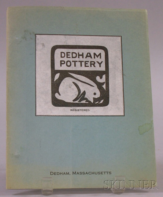 Appraisal: Dedham Pottery catalog with pamphlet price list and short history