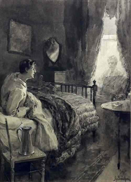 Appraisal: Henry Sandham - - Watercolour - ''The Ghost'' ins x