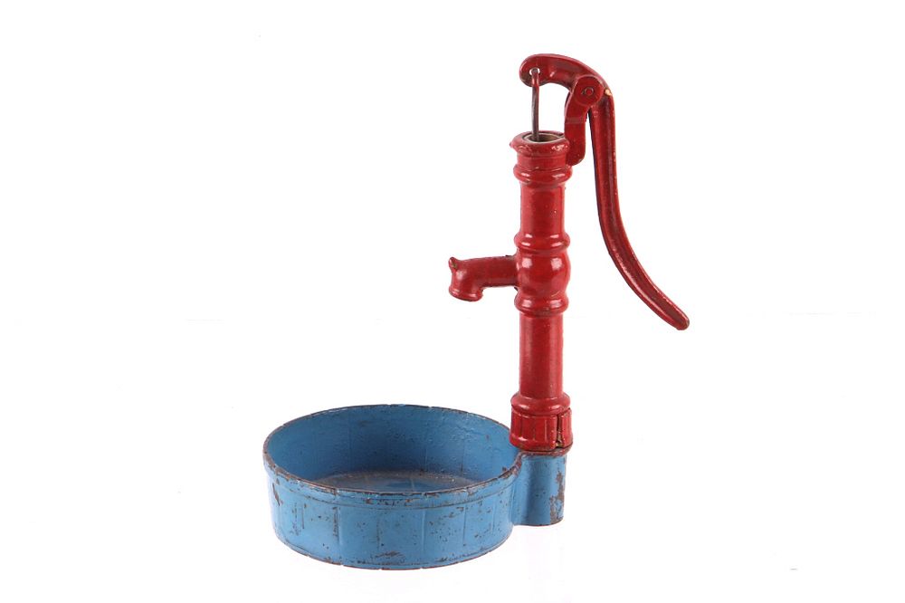 Appraisal: Cast Iron Spigot Well Toy circa 's For your consideration