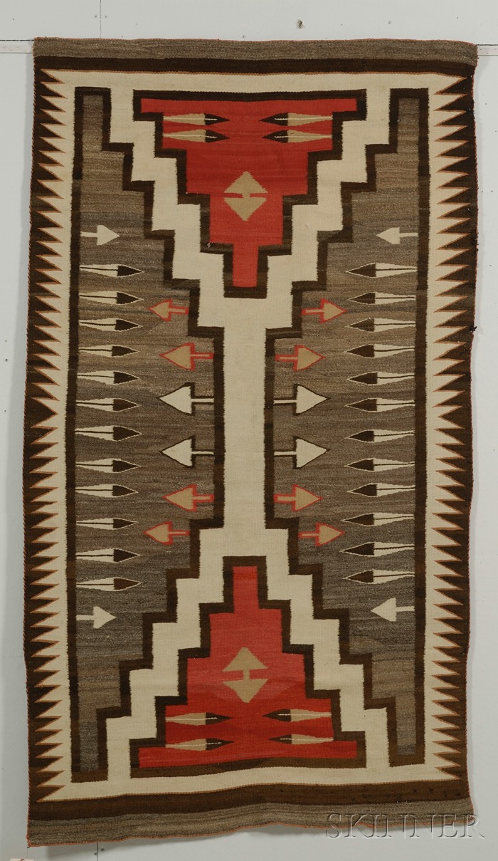 Appraisal: Southwest Weaving Navajo c first quarter th century woven with