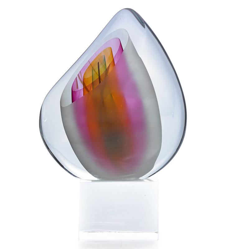 Appraisal: HARVEY LITTLETON Glass sculpture Condition Report Excellent condition no damage