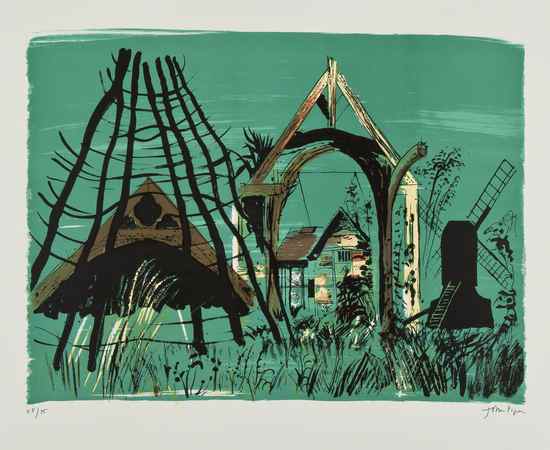 Appraisal: John Piper - Avoncroft Museum L lithograph printed in colours