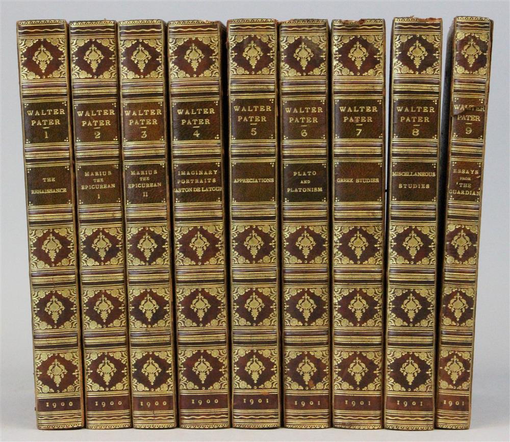 Appraisal: FINE LEATHER BINDINGS ULICK AND SORACHA AND COLLECTED WORKS OF