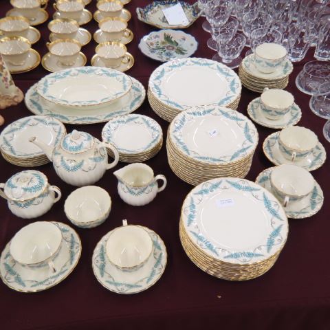 Appraisal: pc Royal Worcester Ferncroft China Service with tea set and