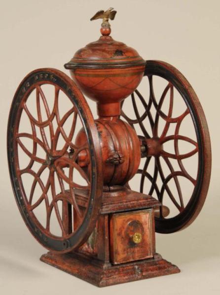 Appraisal: Swift Mill Lane Brothers Cast Iron Coffee Mill Description Cast