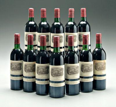 Appraisal: bottles red Bordeaux wine Chateau Lafite-Rothschild Premier Grand Cru Class