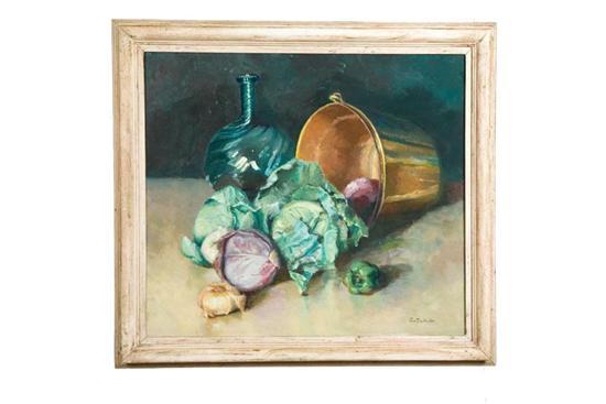 Appraisal: STILL LIFE BY JUNE BURKHOLDER INDIANA - Oil on canvas