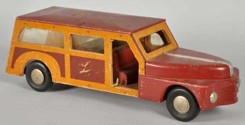 Appraisal: Buddy L Station Wagon s to s Wood and cardboard