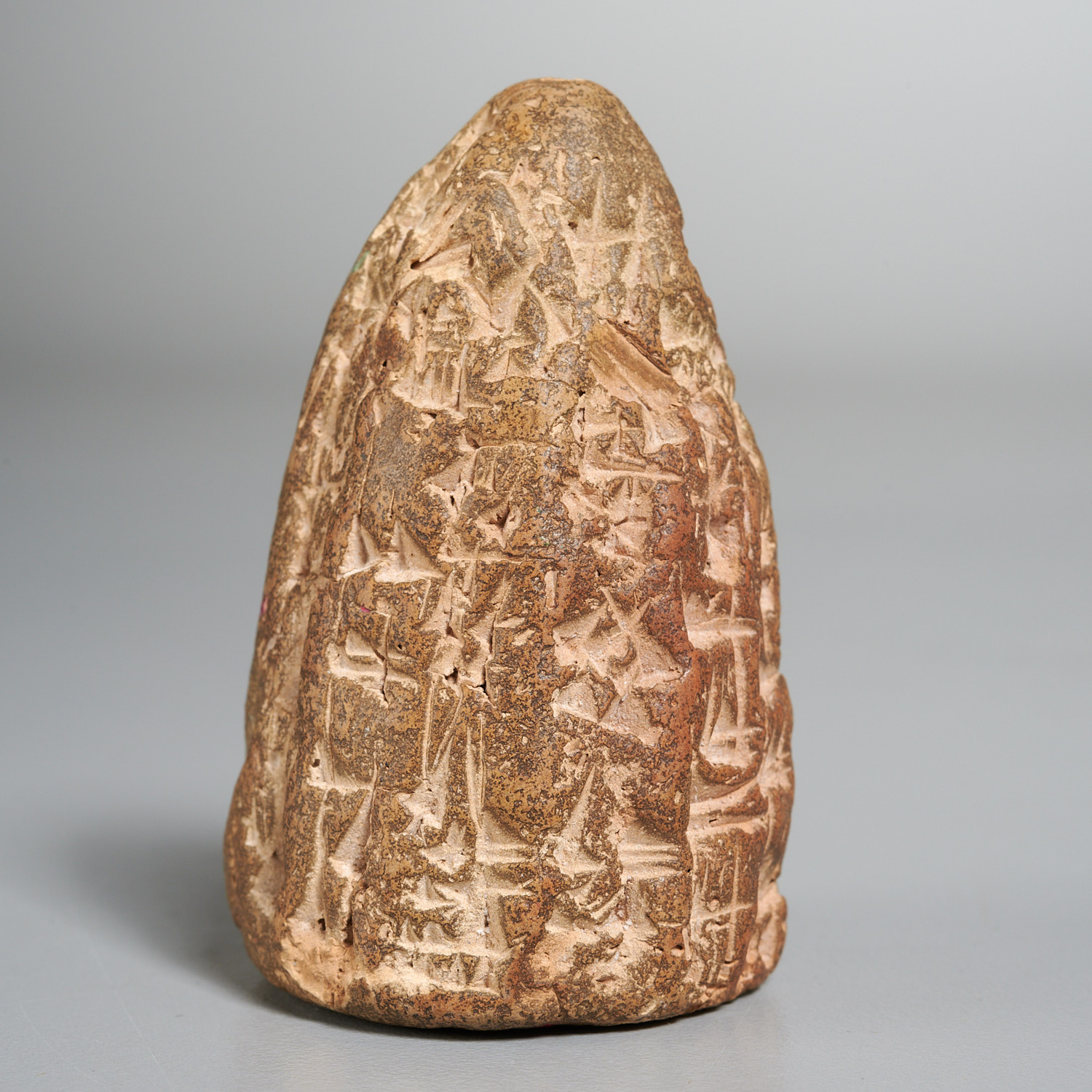 Appraisal: BABYLONIAN TERRACOTTA FOUNDATION CONE EX-MUSEUM Likely c - BCE incised