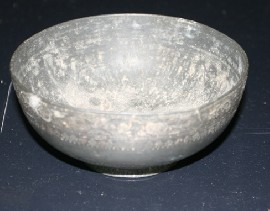 Appraisal: A damascene bowl after the antique with scroll and floral