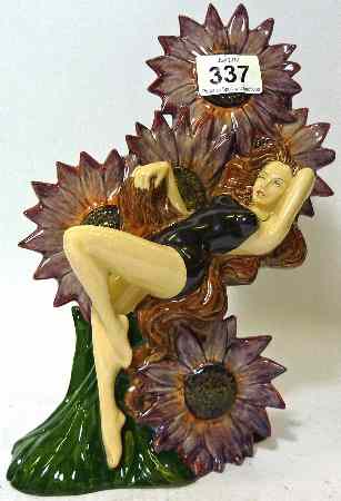 Appraisal: Carltonware Limited Edition Figure The Carlton Girl Sunflower Limited Edition