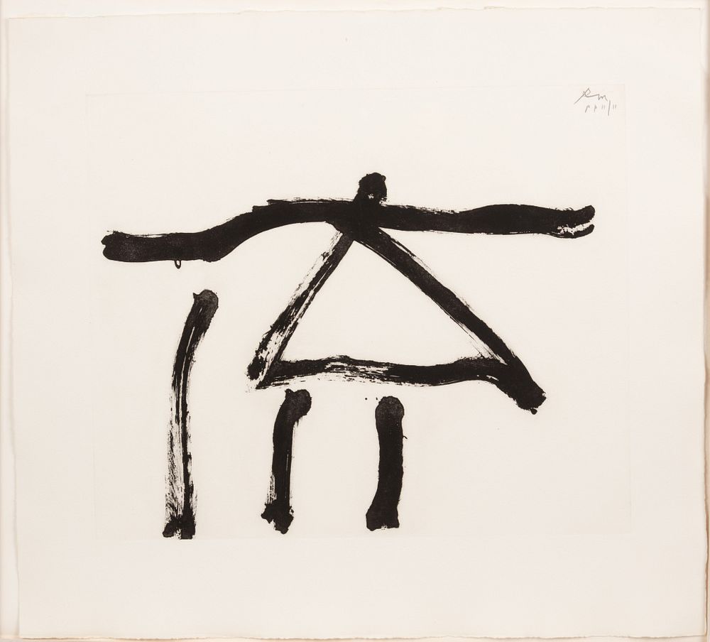 Appraisal: Robert Motherwell American - Dance III Robert Motherwell American -