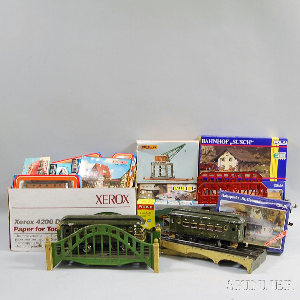 Appraisal: Large Group of Mostly Marklin Model Trains and Accessories including