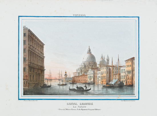 Appraisal: ITALY Moro Marco designer and lithographer Vedute di Venezia lovely