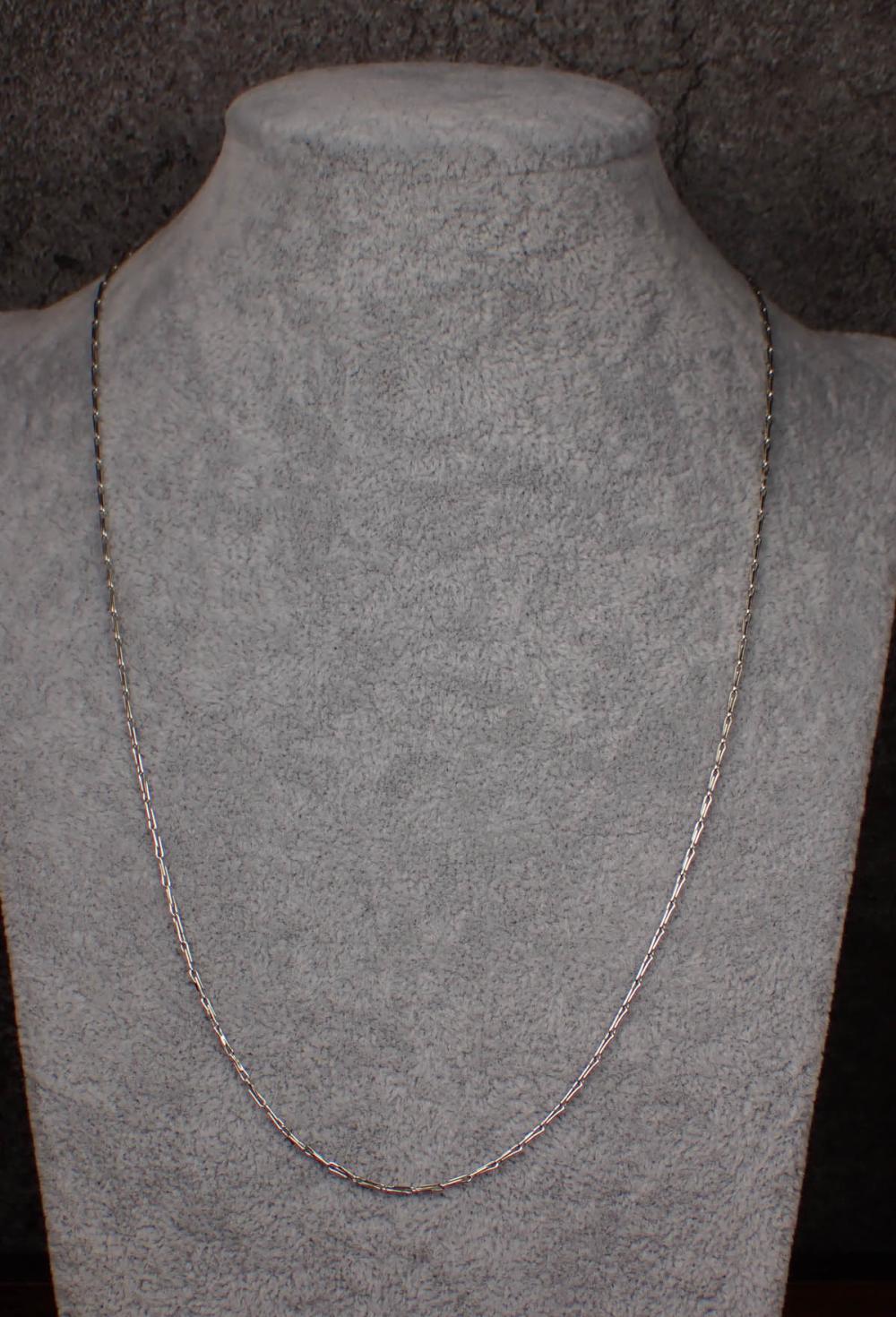 Appraisal: ITALIAN MADE PLATINUM CHAIN NECKLACE The - platinum chain weighs