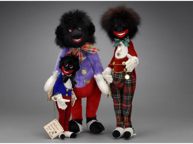 Appraisal: Lot Three Ballard Baines Golliwogs Three fully jointed Golliwogs by