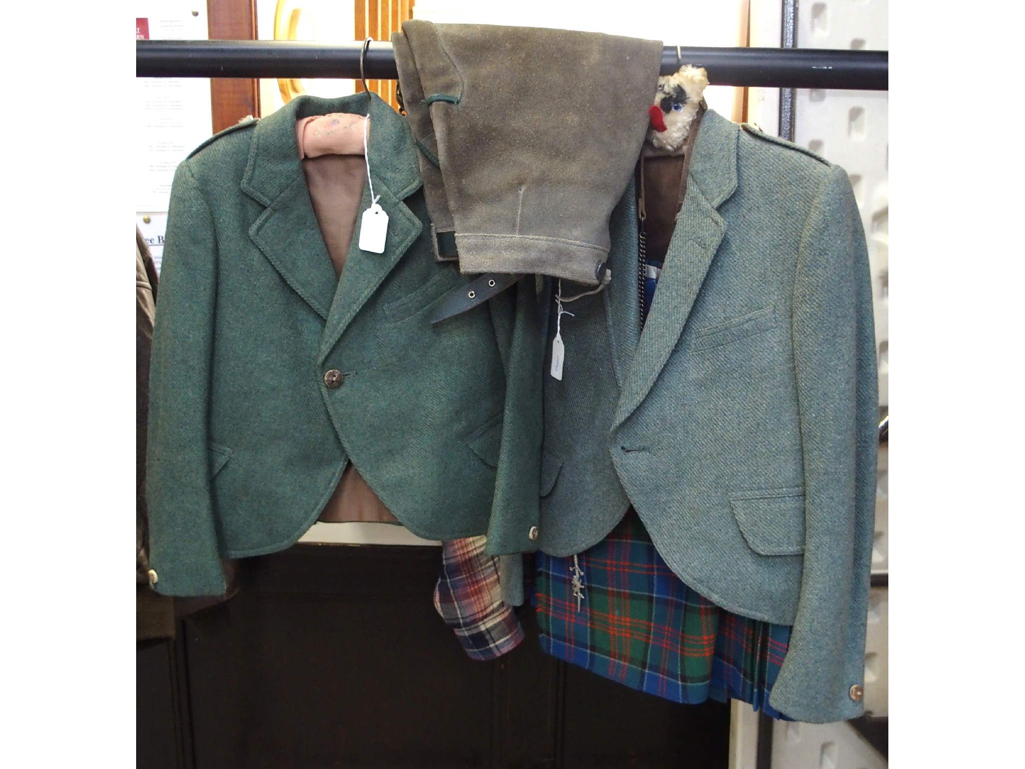 Appraisal: Childs kilt jacket and sporran together with a pair of