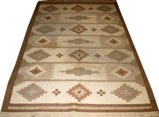 Appraisal: SWEDISH ROLLAKAN FLAT WEAVE CARPET SWEDISH ROLLAKAN FLAT WEAVE CARPET