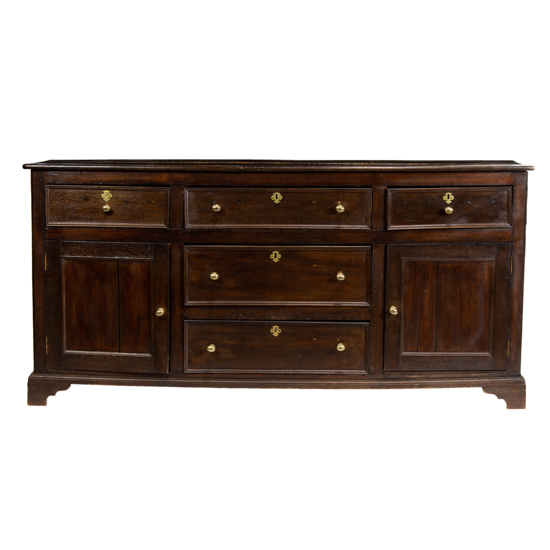 Appraisal: A WELSH SIDEBOARD HAVING A RECTANGULAR TOP A Welsh sideboard