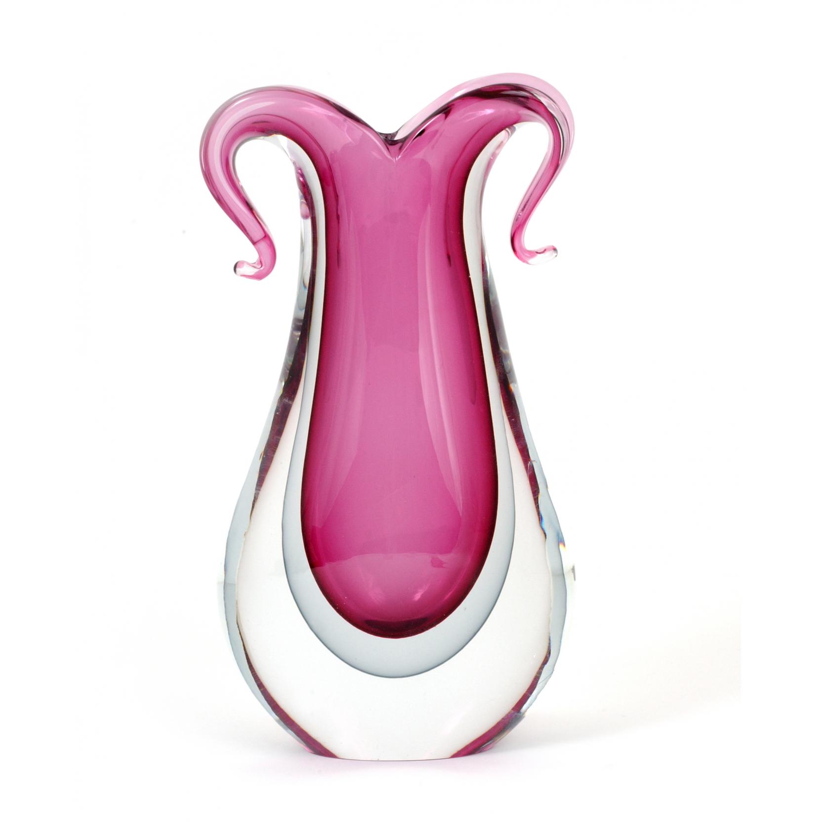 Appraisal: Evolution by Waterford Seguso Vase contemporary two toned layered glass