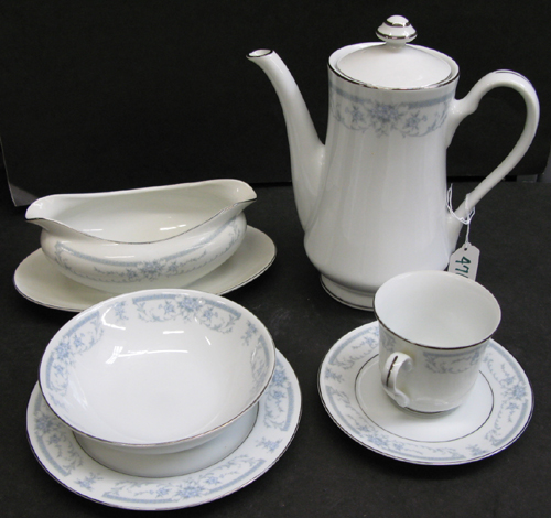 Appraisal: A PIECE PORCELAIN FINE CHINA SET in the Blue Whisper