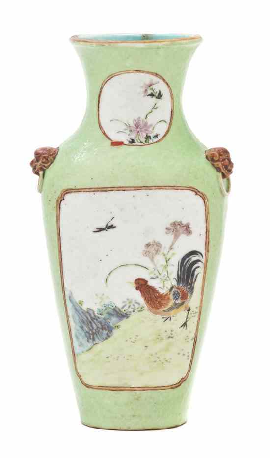 Appraisal: A Chinese Porcelain Wall Vase having a central cartouche decoration