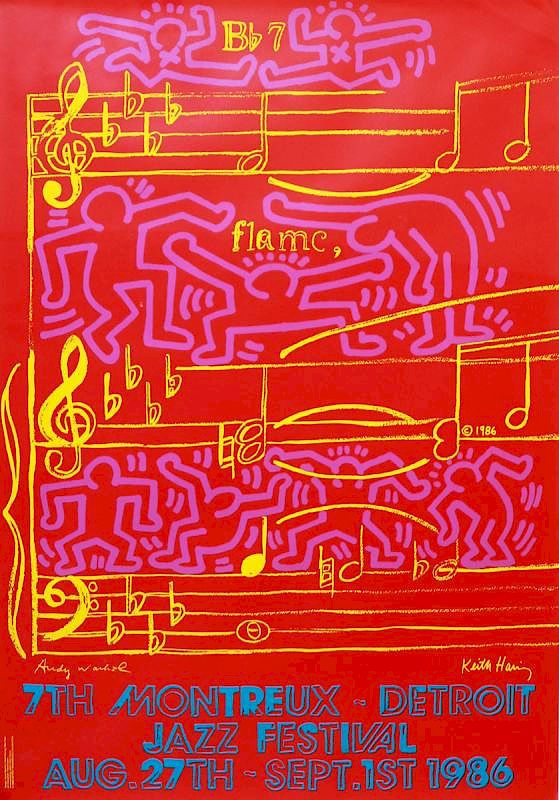 Appraisal: Keith Haring Andy Warhol - - Keith Haring Andy Warhol