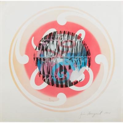 Appraisal: JAMES ROSENQUIST American b Screenprint GE framed Signed and dated