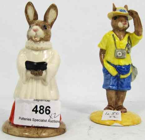 Appraisal: Royal Doulton Bunnykins Figures DB And Quior Singer Bunnykins DB