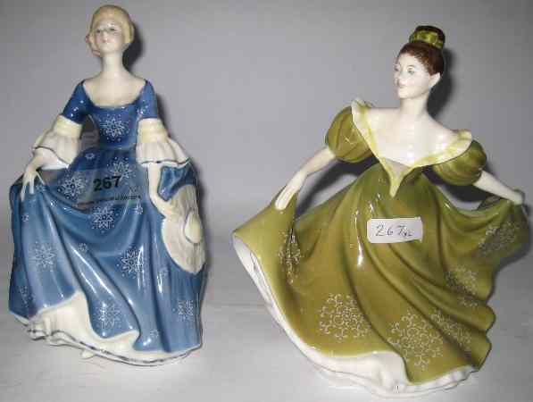 Appraisal: Royal Doulton Figures Lynne HN and Hilary HN both seconds