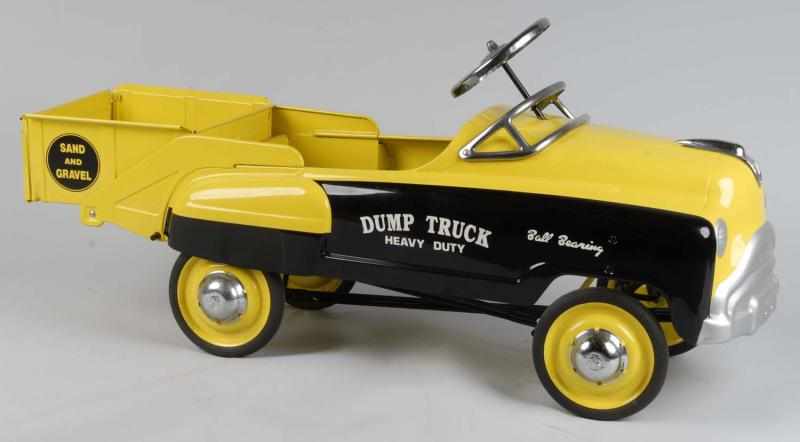 Appraisal: Pressed Steel Murray Dump Truck Pedal Car Toy Description Sand