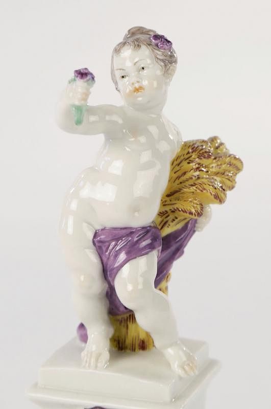 Appraisal: Nymphenburg Porcelain Figure Emblematic of Summer ca The figure of