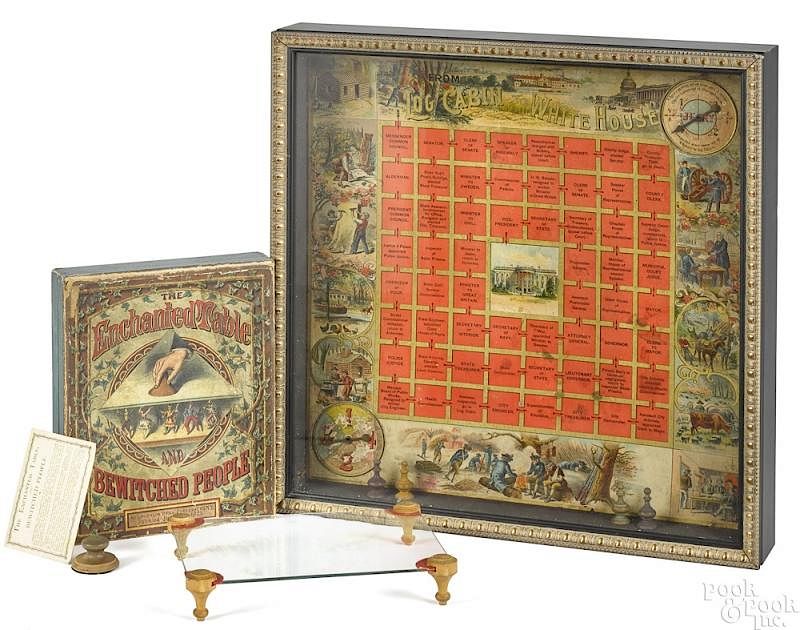 Appraisal: Two McLoughlin Brothers board games Two McLoughlin Brothers board games