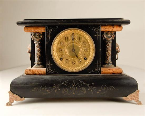 Appraisal: Seth Thomas Mantel Clock wooden case day time and strike