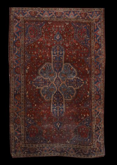 Appraisal: Antique Sarouk Carpet ' x '