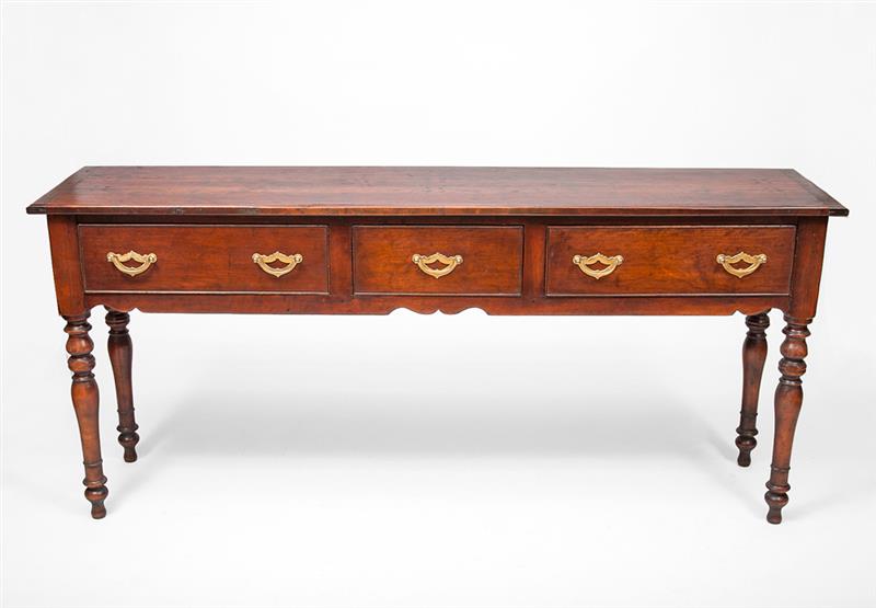 Appraisal: Welsh Mahogany Dresser Base in x ft in x in