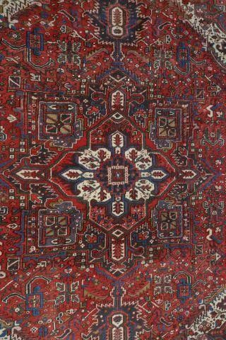 Appraisal: Hand-tied Persian Heriz rug approx ' l ' w