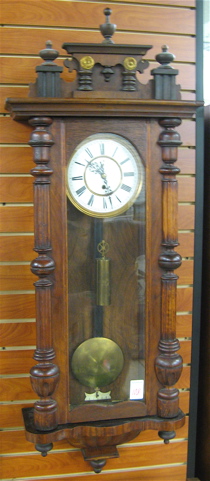 Appraisal: ONE-WEIGHT REGULATOR WALL CLOCK H Ender Co an affiliate of