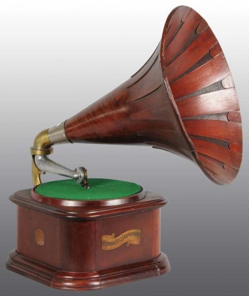 Appraisal: Columbia BD Disc Phonograph Description Some new wood new wooden