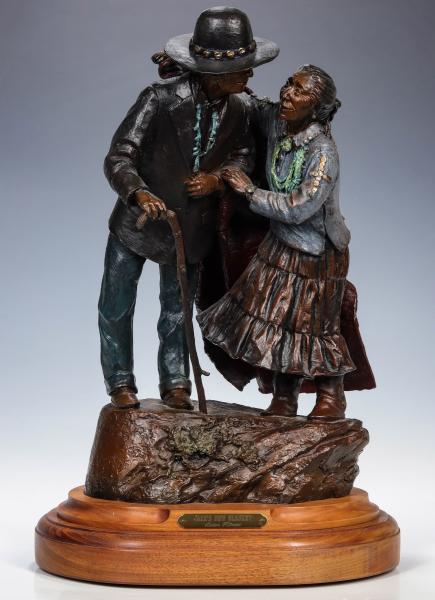 Appraisal: SUSAN KLIEWER BORN BRONZE SCULPTURESusan Osterman Kliewer Born Jake's New