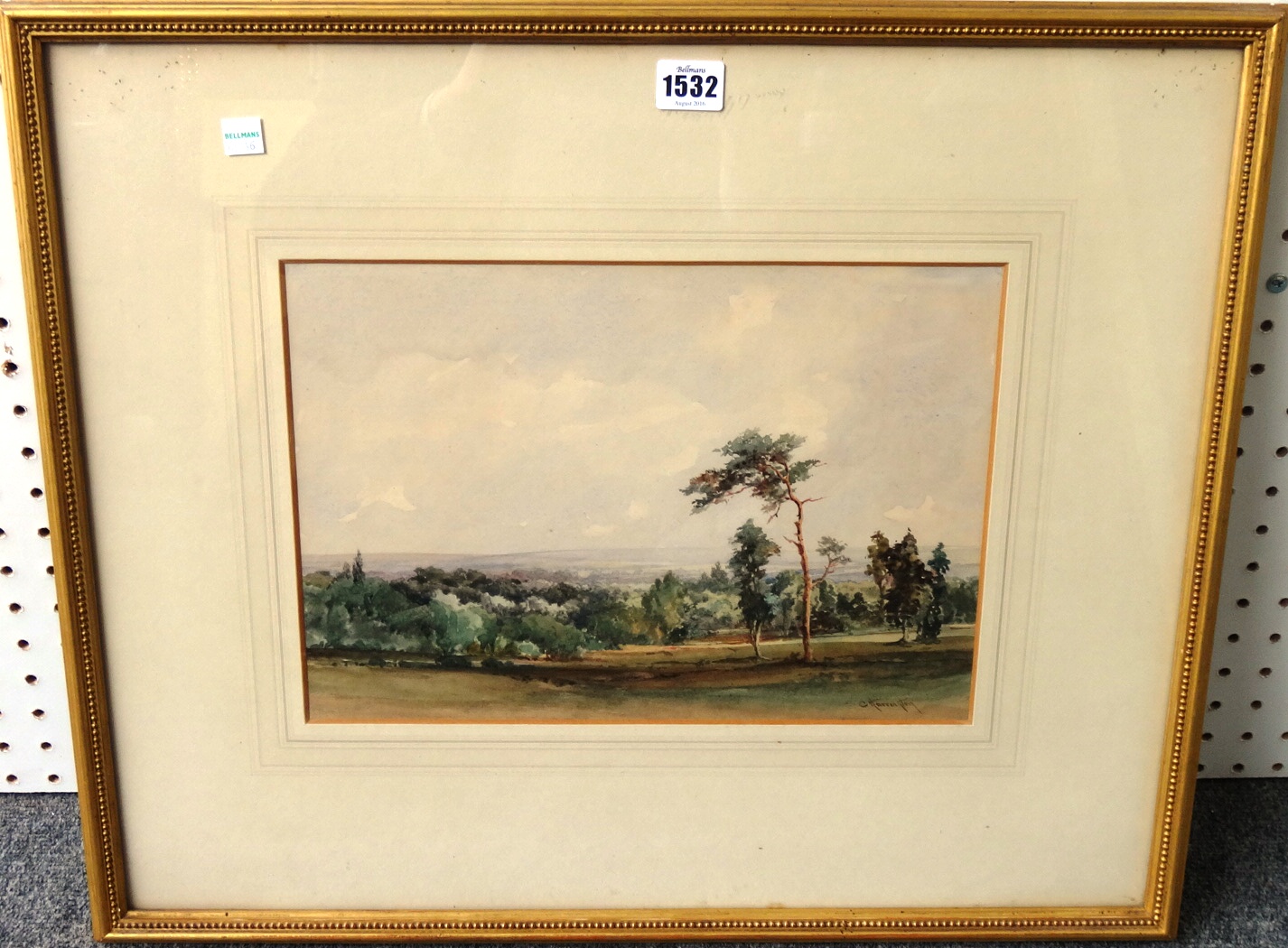 Appraisal: Charles Harrington - On Ashdown Forest watercolour cm x cm