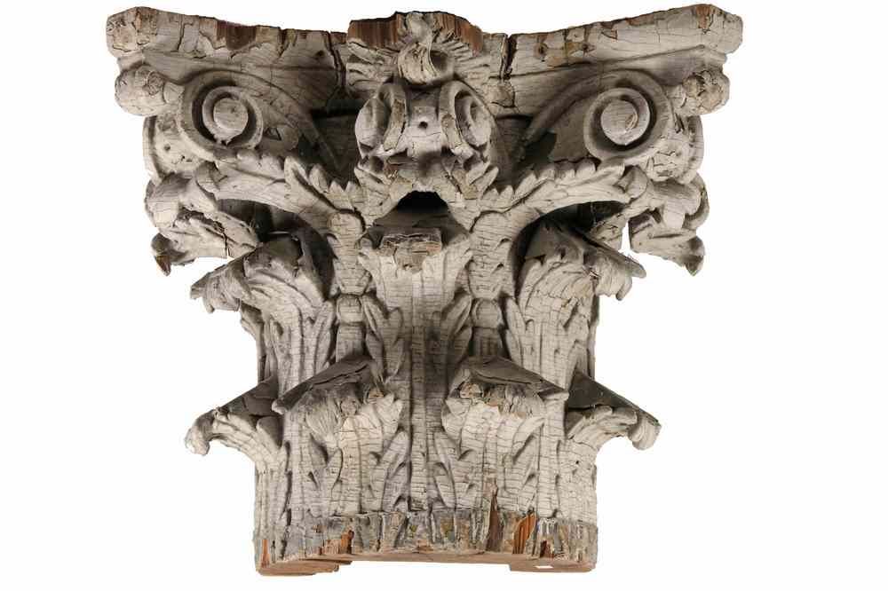 Appraisal: ORIGINAL MASSACHUSETTS STATE HOUSE COLUMN CAPITAL - Charles Bulfinch Designed