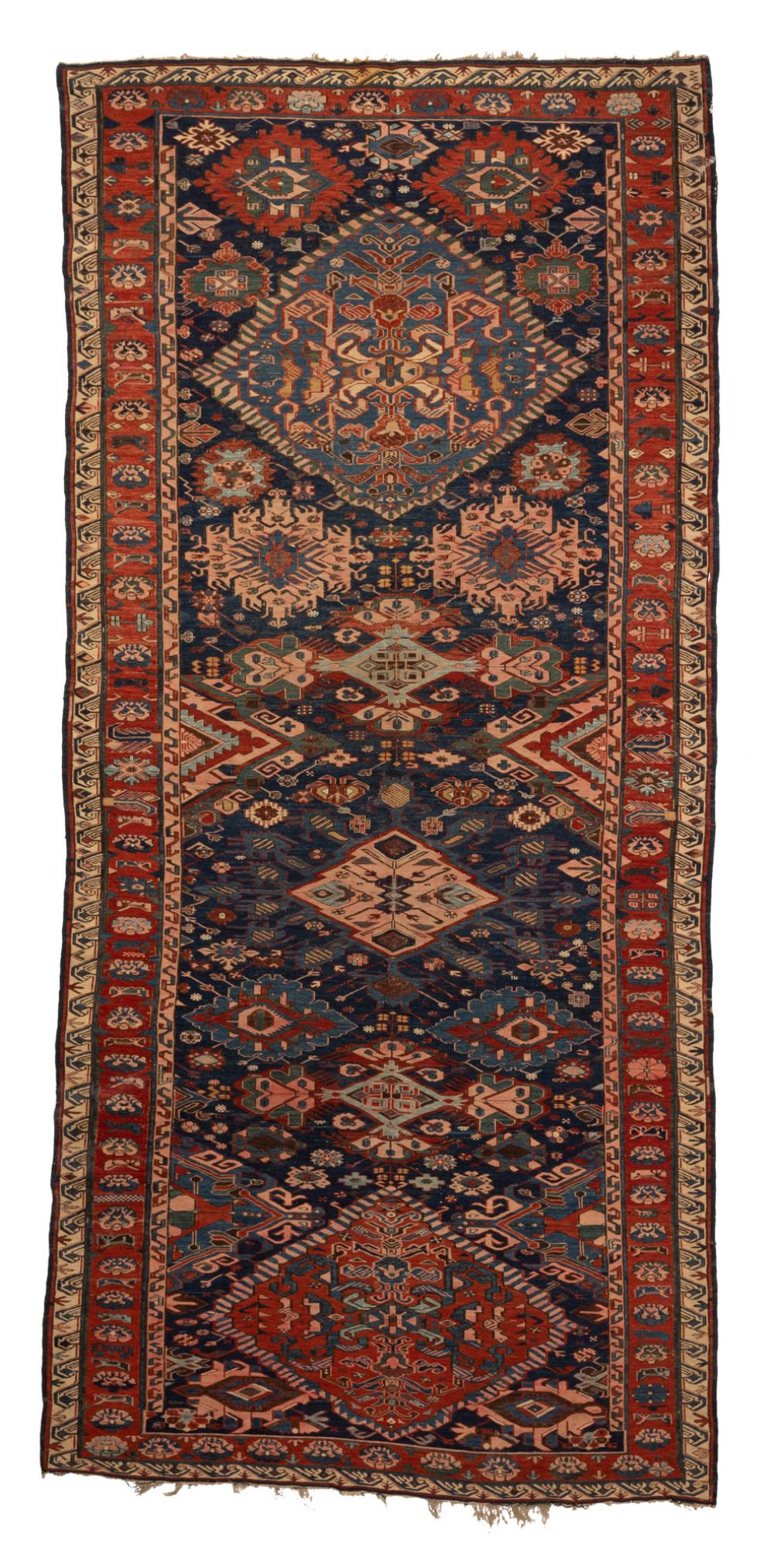 Appraisal: A Kuba Soumak area rug Circa Wool on wool foundation