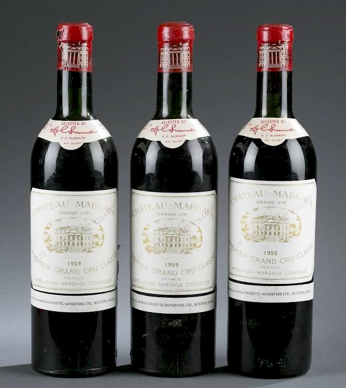 Appraisal: Group of Chateau Margaux A group of Chateau Margaux Grand