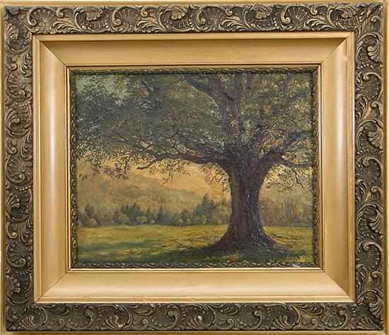 Appraisal: John Joseph Enneking Massachusetts Maine - TWILIGHT LANDSCAPE oil on