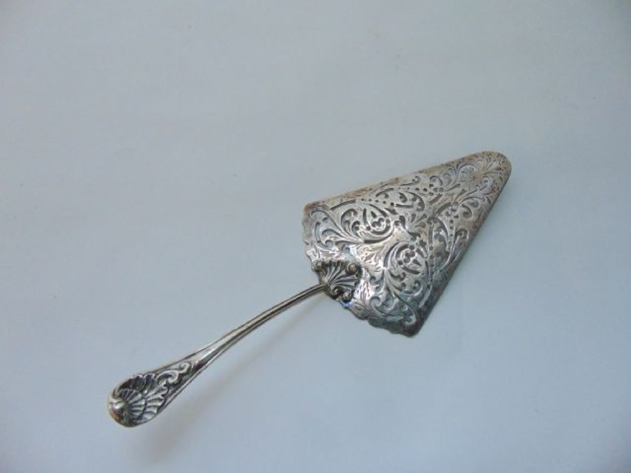 Appraisal: A George III silver lifter William Plummer London pierced and